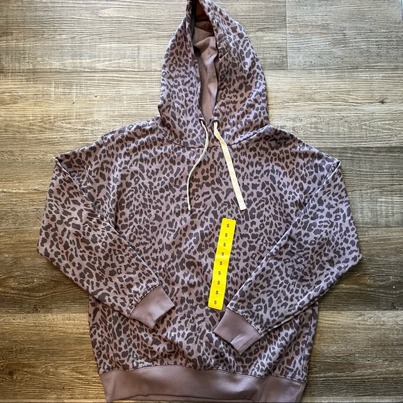 New Leopard Print David Bitton Buffalo Hoodie - Picture 7 of 11